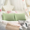 thumbnail image 1 of PiccoCasa 2 Packs Microfiber Pillowcases with Envelope Closure, Non-Standard Sage, 1 of 8