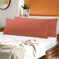 thumbnail image 1 of PiccoCasa 2 Pcs Body Pillowcases Microfiber Envelope Long Pillowcover, King Orange, 1 of 8