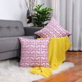 thumbnail image 1 of PiccoCasa 2 Piece Geometric Decorative Throw Pillow Covers for Sofa Bed, 17"x17", Pruple, 1 of 6