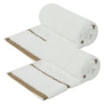 thumbnail image 1 of PiccoCasa 2PCS 100% Cotton Thick 750GSM Hand Towels 16" x 30" Champagne, 1 of 7