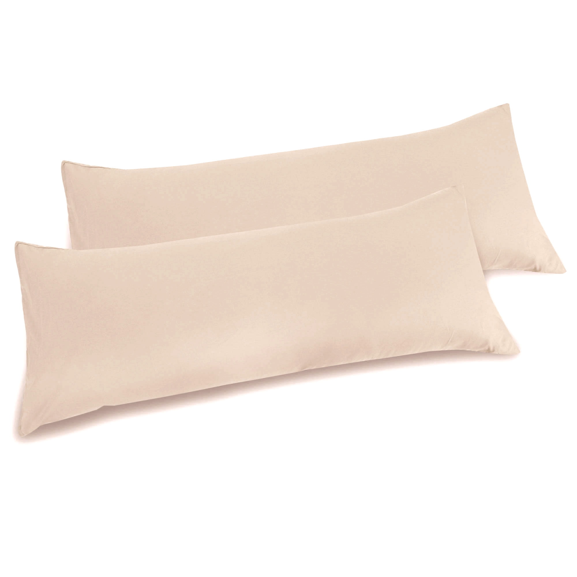 PiccoCasa 2Pcs Body Pillowcases Microfiber Envelope Long Pillow Covers