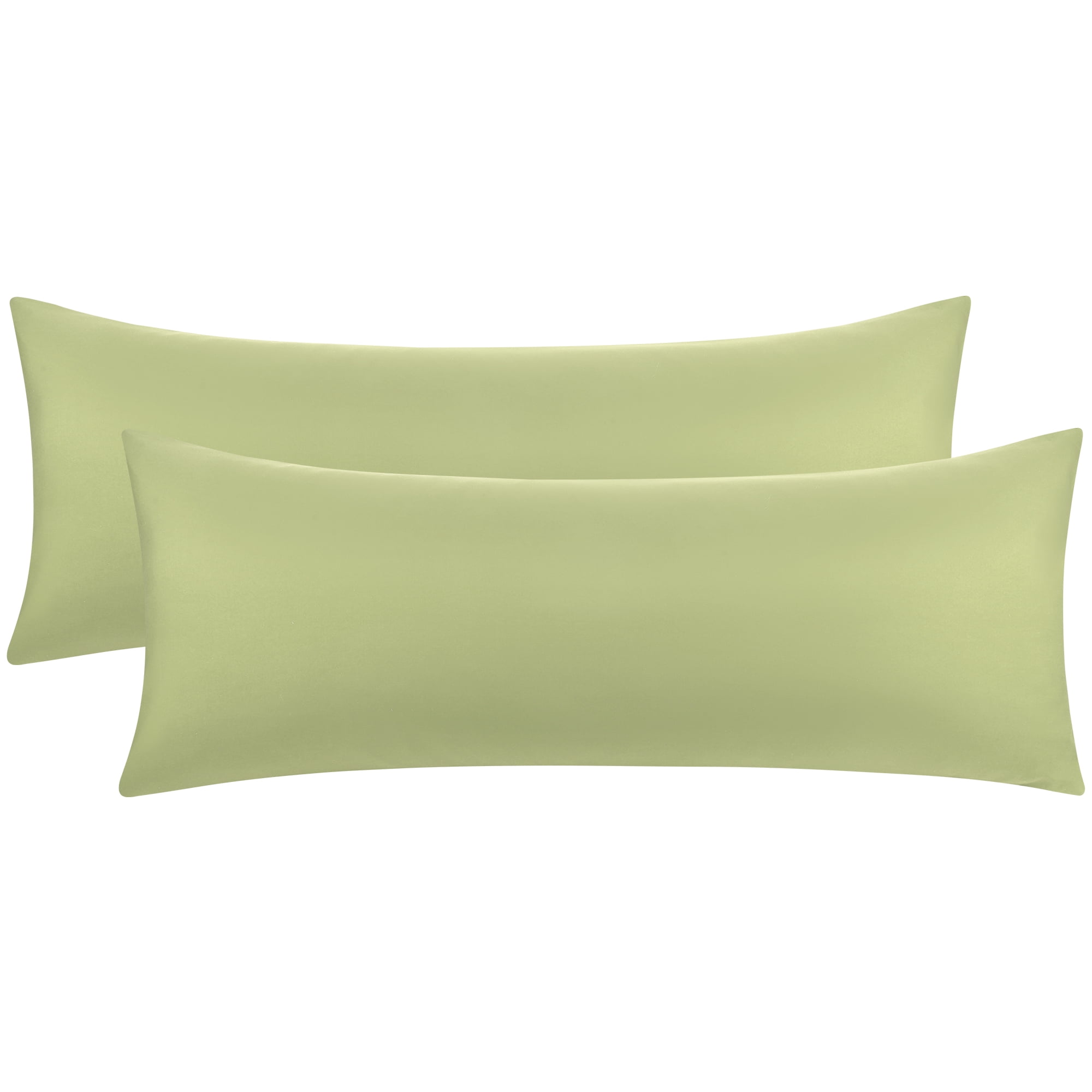 PiccoCasa 2Pcs Body Pillowcases Microfiber Envelope Long Pillow Covers