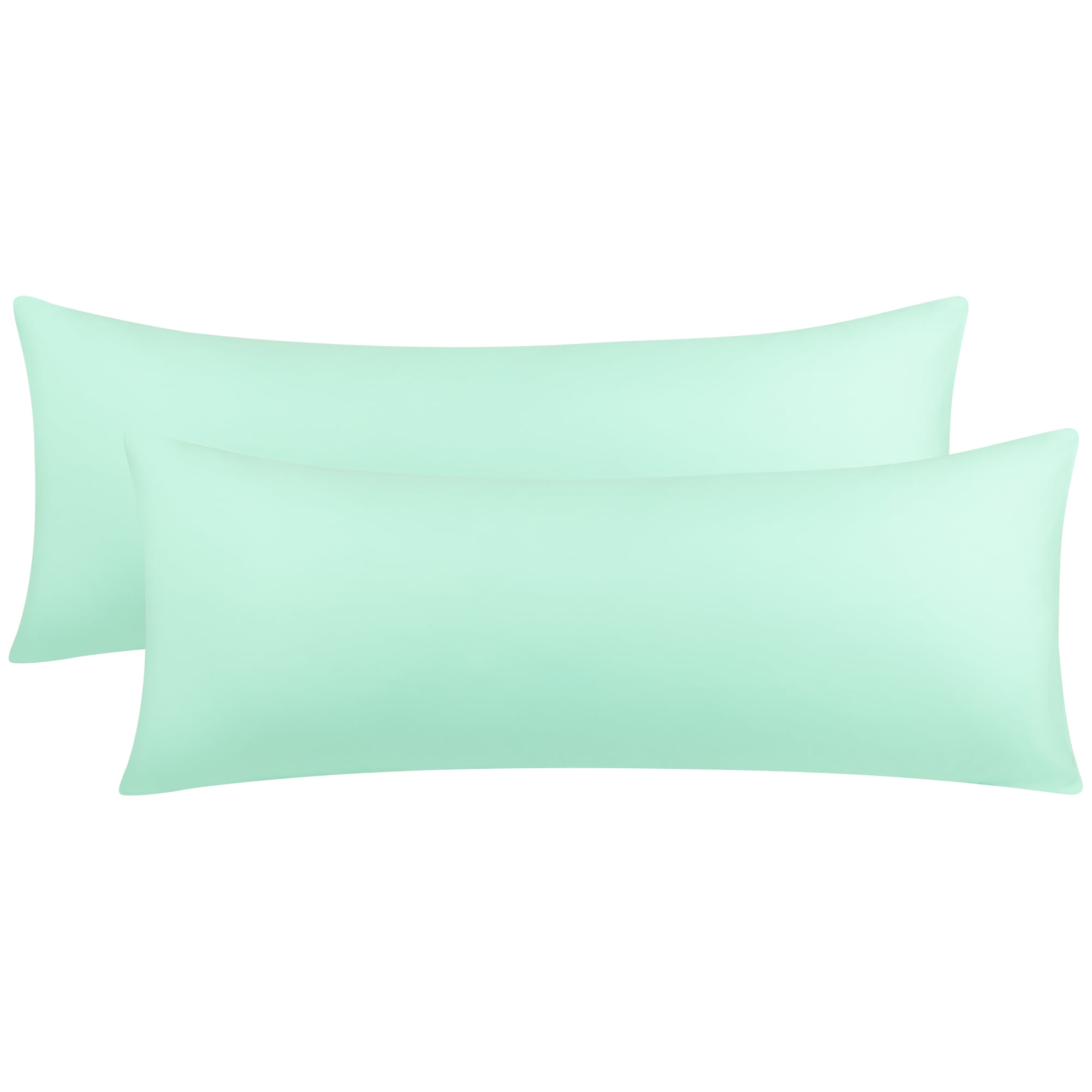 PiccoCasa 2Pcs Body Pillowcases Microfiber Envelope Long Pillow Covers