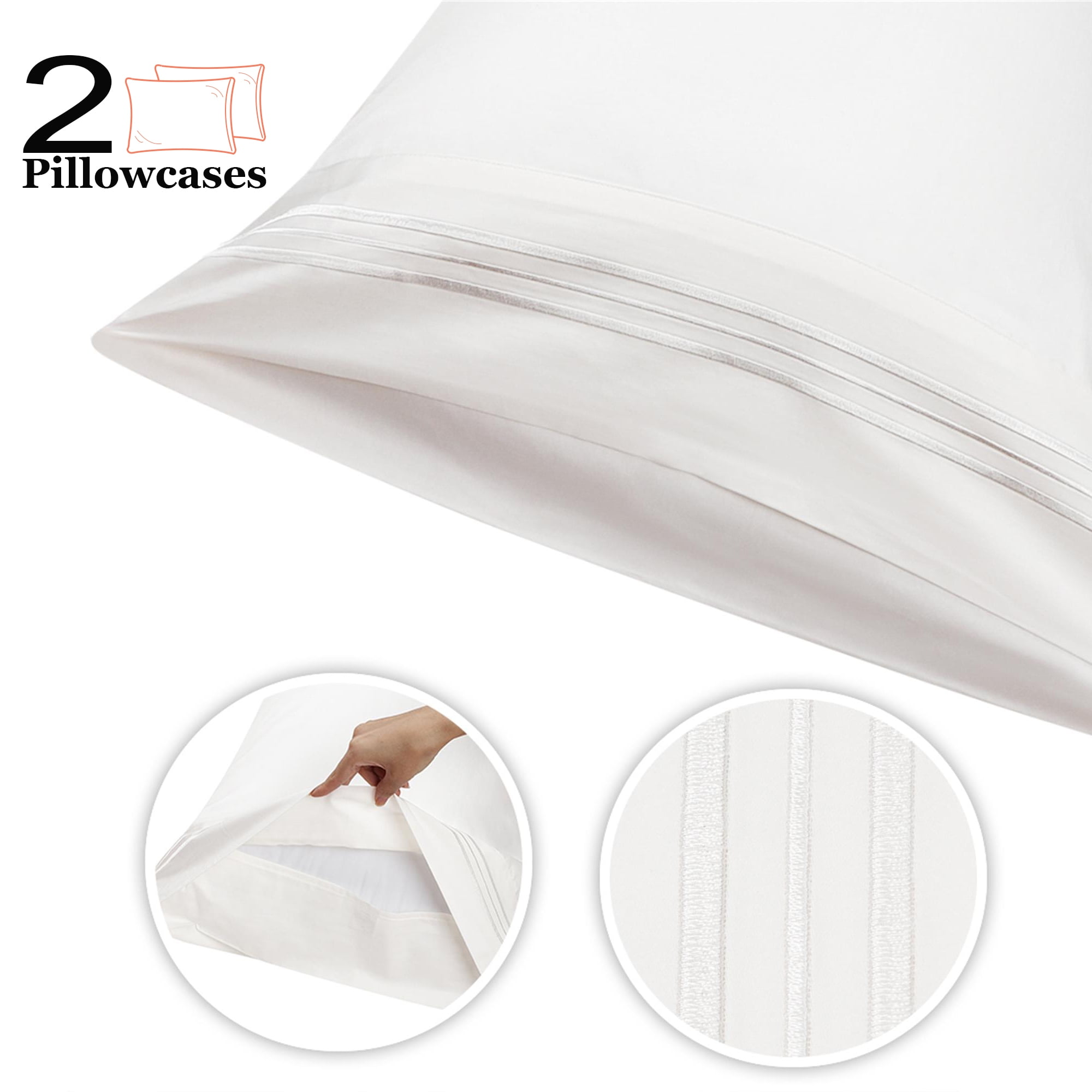PiccoCasa 2 federe per cuscino in morbido velluto, 45,7 x 45