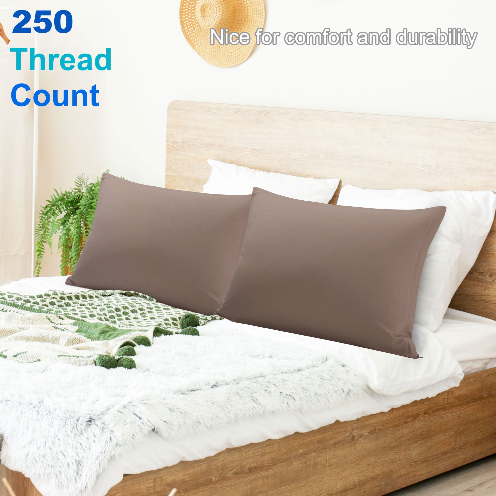 Standard cotton pillow outlet cases