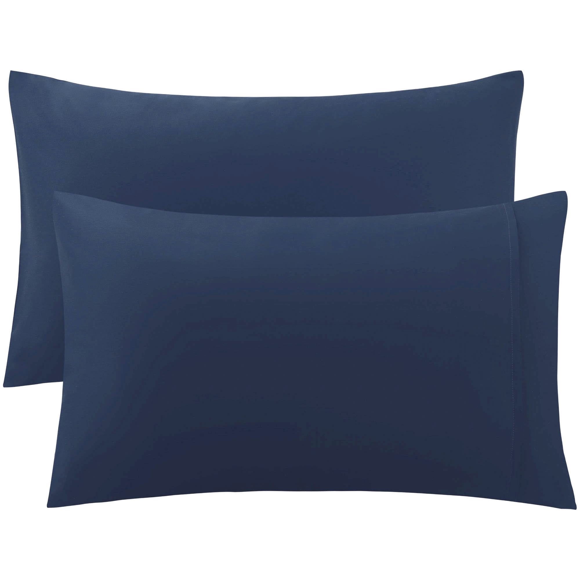 PiccoCasa 2Pcs Egyptian Cotton Pillowcases Envelope Closure, Royal Blue