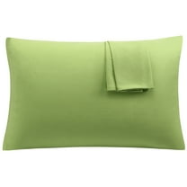 PiccoCasa 2Pcs Pillowcases 1800 Microfiber Pillowcases with Zipper, King(20"x36"), Sage