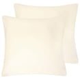thumbnail image 1 of PiccoCasa 2Pcs Rectangle Viscose Velvet Solid Soft Throw Pillowcases, 18" x 18" Eco, 1 of 7