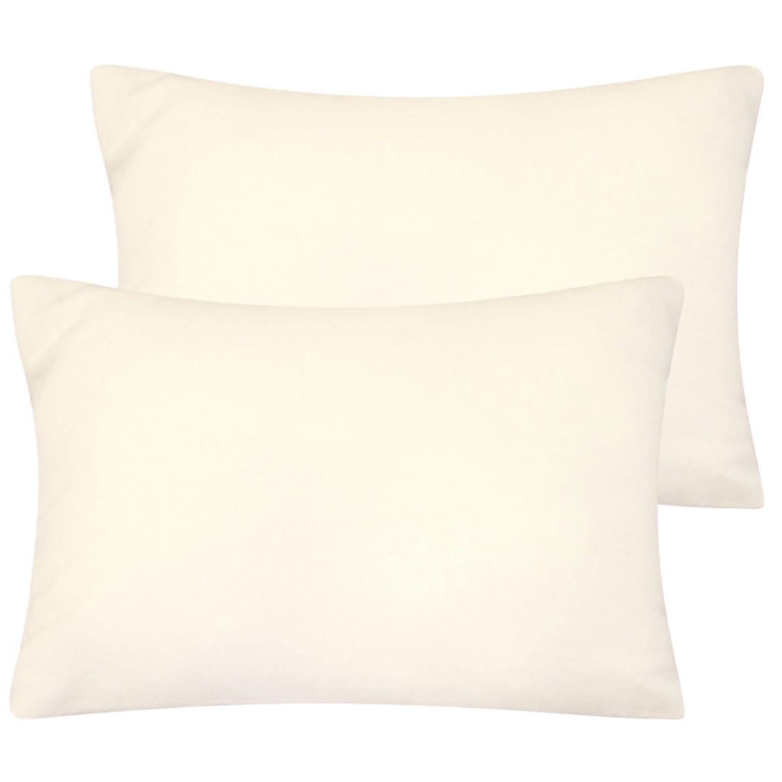 PiccoCasa 2Pcs Soft Viscose Velvet Solid Throw Pillow Covers for Sofa