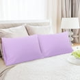thumbnail image 1 of PiccoCasa Microfiber Pillowcases Set of 2 Pillowcases King Violet 20"x36", 1 of 7