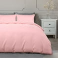 thumbnail image 1 of PiccoCasa 3-Piece Duvet Cover Set with Pompoms Tassel, King Pink, 1 of 6
