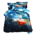 thumbnail image 1 of PiccoCasa 3D Galaxy Printed Duvet Cover Bedding Set of 3, Queen Multicolor, 1 of 7