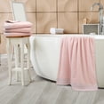 thumbnail image 1 of REGALWOVEN Hand Towel Set 27" x 54", Soft 100% Cotton 600 GSM Luxury Towels Misty Rose 4, 1 of 7