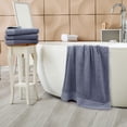 thumbnail image 1 of REGALWOVEN Hand Towel Set 27" x 54", Soft 100% Cotton 600 GSM Luxury Towels Slate Grey 4, 1 of 7
