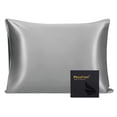 thumbnail image 1 of PiccoCasa 550 Thread Count Silk Pillowcase, Dark Gray Queen(20"x30"), 1 of 8
