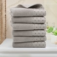thumbnail image 1 of REGALWOVEN Hand Towel Set 14" x 30", Soft 100% Combed Cotton 600 GSM Luxury Towels Bone 6, 1 of 8