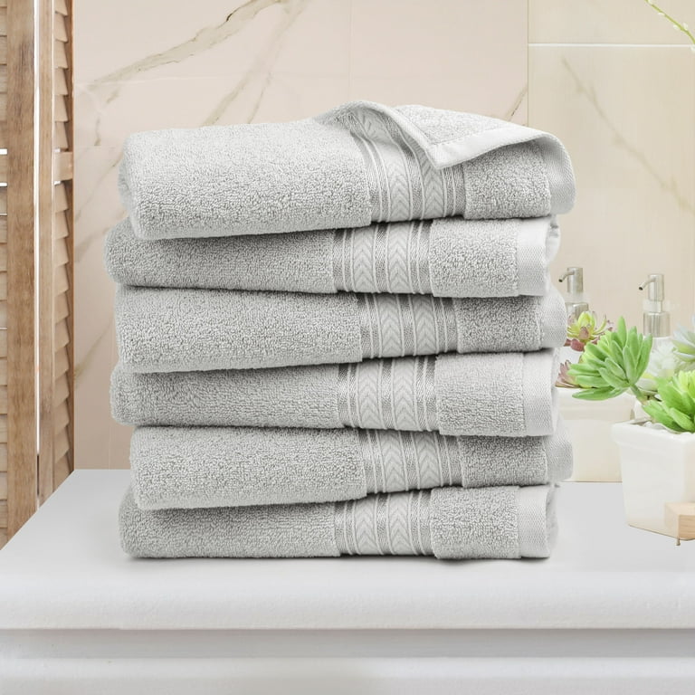 3/6pcs Black Towel Set, Bath Towel Hand Towels Washcloths Set, Soft  Absorbent Towels For Bathroom, Bathroom Supplies