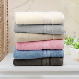 Piccocasa Hand Towel Set Soft 100% Combed Cotton Luxury Towels Highly  Absorbent Bath Towel Slate Grey 6pcs : Target