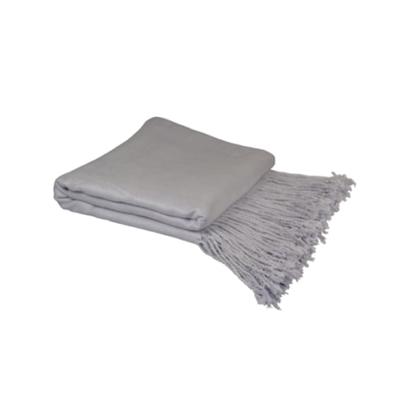 PiccoCasa 80/20 Viscose Derived from Bamboo Throw Blankets, 50" x 65", Light Purple