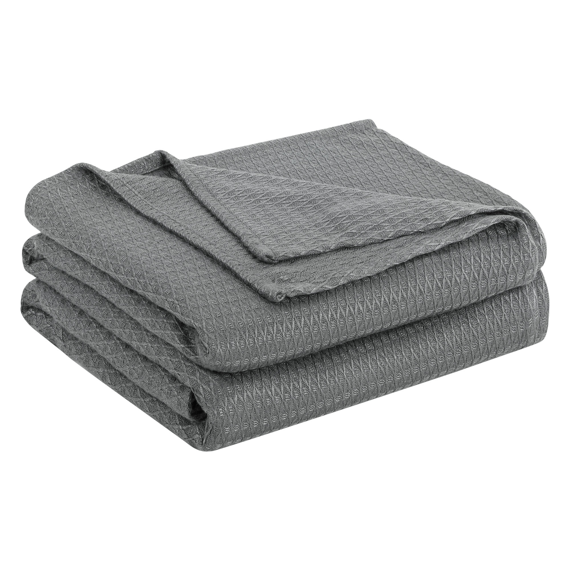 REGALWOVEN Bamboo Viscose Cooling Blanket All Seasons Breathable for Hot Sleepers for Bed, Sofa Full Dark Gray