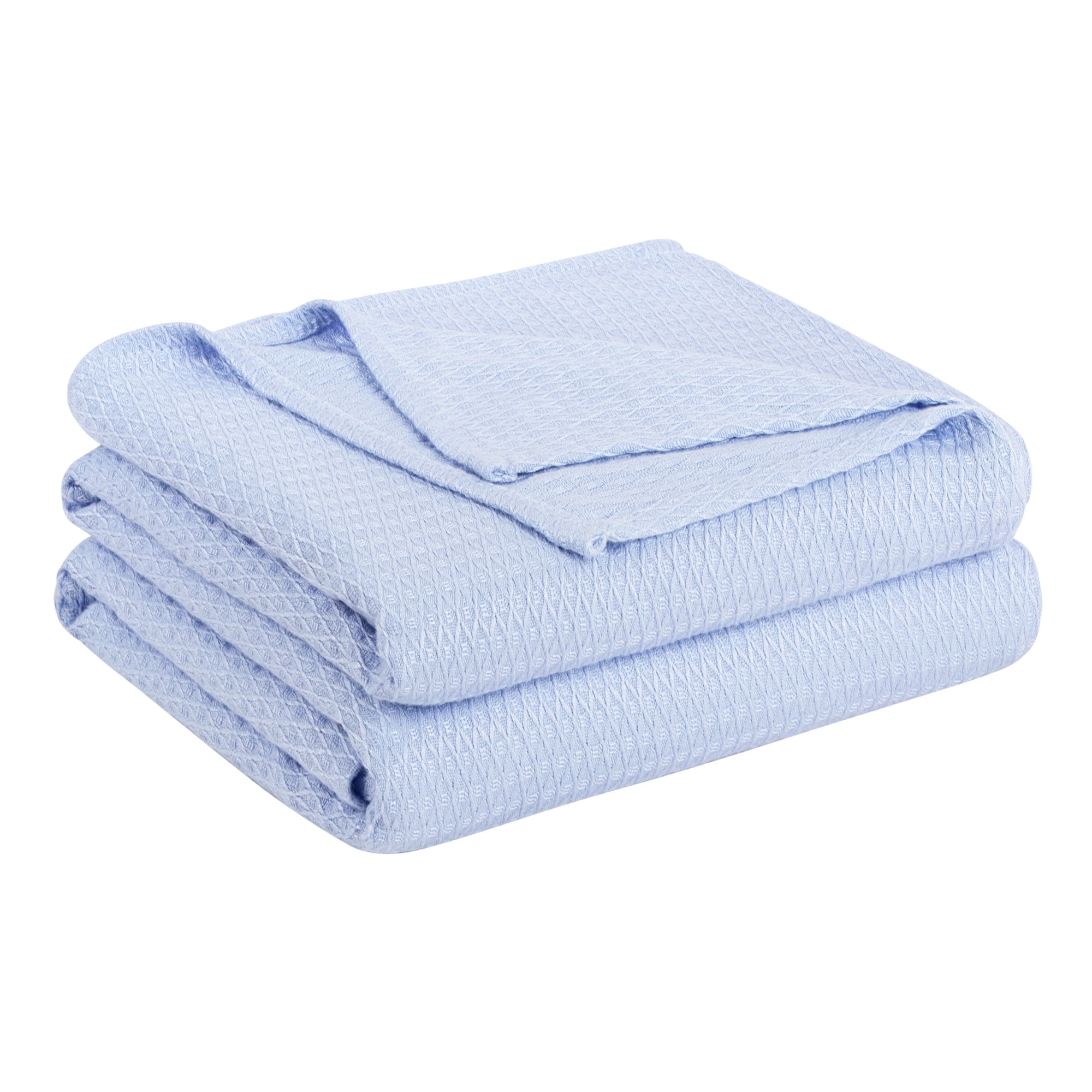 REGALWOVEN Bamboo Viscose Cooling Blanket All Seasons Breathable for Hot Sleepers for Bed, Sofa King Light Blue
