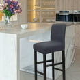 thumbnail image 1 of PiccoCasa Stretch Bar Stool Covers for Counter Height Side Chair Slipcovers Slategray 1, 1 of 7