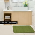 thumbnail image 1 of REGALWOVEN Bath Mat Memory Foam Bath Rugs for Bathroom, Green 32" x 20"/80 x 50cm(L*W), 1 of 6