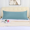thumbnail image 1 of PiccoCasa Body Long Pillowcase Cotton Pillowcase with Zipper King Slateblue, 1 of 7