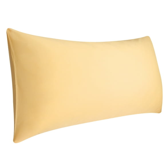 PiccoCasa Body Pillowcase 300 Thread Count Egyptian Cotton Pillowcase, 20"x72", Apricot