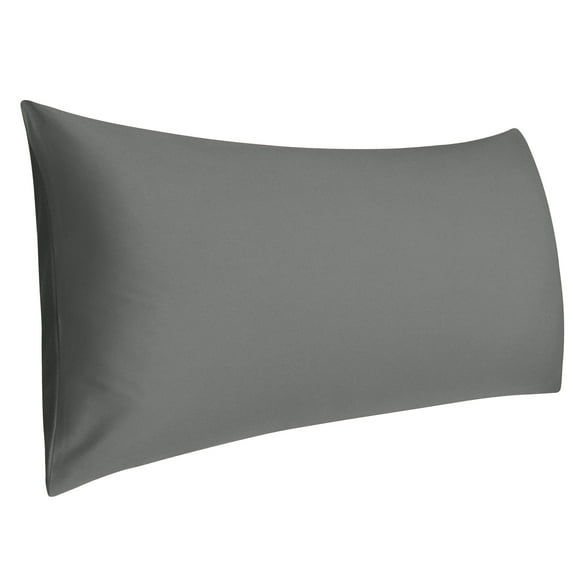 PiccoCasa Body Pillowcase 300 Thread Count Egyptian Cotton Pillowcase Queen Dark Gray