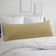 thumbnail image 1 of PiccoCasa Body Pillowcase Brushed Microfiber Body Pillow Cover, King Light Tan, 1 of 7