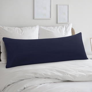 REGALWOVEN Body Pillowcase Brushed Microfiber Body Pillow Cover, Navy Blue Queen