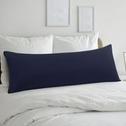 REGALWOVEN Body Pillowcase Brushed Microfiber Body Pillow Cover, Navy Blue Standard