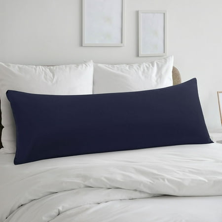 REGALWOVEN Body Pillowcase Brushed Microfiber Body Pillow Cover, Navy Blue Standard