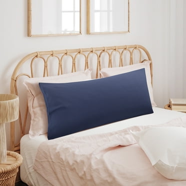 PiccoCasa Body Pillowcase Soft 1800 Series Microfiber Long Pillow Cover, Standard Navy