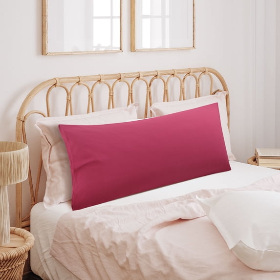 REGALWOVEN Body Pillowcase Soft 1800 Series Microfiber Long Pillow Cover, Wine Standard