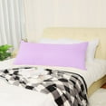 thumbnail image 1 of PiccoCasa Body Pillowcases Microfiber Pillow Cover with Zipper, Queen Lilac 20"x54", 1 of 6