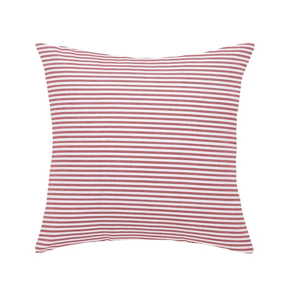 PiccoCasa Classic Check Plaid Throw Pillow Cover 18"x18" Cushion Cover, Red and White