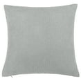 thumbnail image 1 of PiccoCasa Corduroy Modern Solid Square Corn Striped Throw Pillow Cover, Grey, 26"x26", 4 Pack, 1 of 8