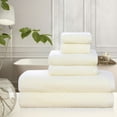 thumbnail image 1 of PiccoCasa Cotton 6 Piece Bath Towel Set Soft Absorbent Breathable Beige, 1 of 7