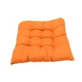 thumbnail image 1 of PiccoCasa Cotton Blends Strap Design Cushion Chair Buttocks Pad, 15.7"x 15.7"x 2.4" Orange, 1 of 7