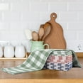 thumbnail image 1 of PiccoCasa Cotton Kitchen Tea Towel Set Lattice Pattern, 34x74cm, Mixed Color, 6PCS, 1 of 7