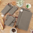 thumbnail image 1 of PiccoCasa Cotton Waffle Weave Kitchen Dish Hand Towels Set 8PCS Brown, 1 of 7