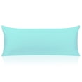 thumbnail image 1 of PiccoCasa Egyptian Cotton Body Pillow Case Zippered Long Pillow Cover 1 Pc King Cyan 20" x 60", 1 of 7
