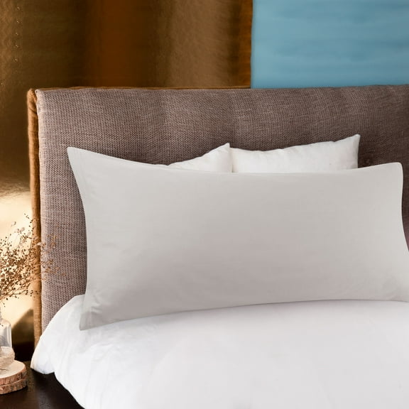 PiccoCasa Egyptian Cotton Body Pillow Case Zippered, 1 Pc Queen Silver Gray
