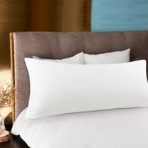 PiccoCasa Egyptian Cotton Body Pillow Case Zippered, 1 Pc Standard White