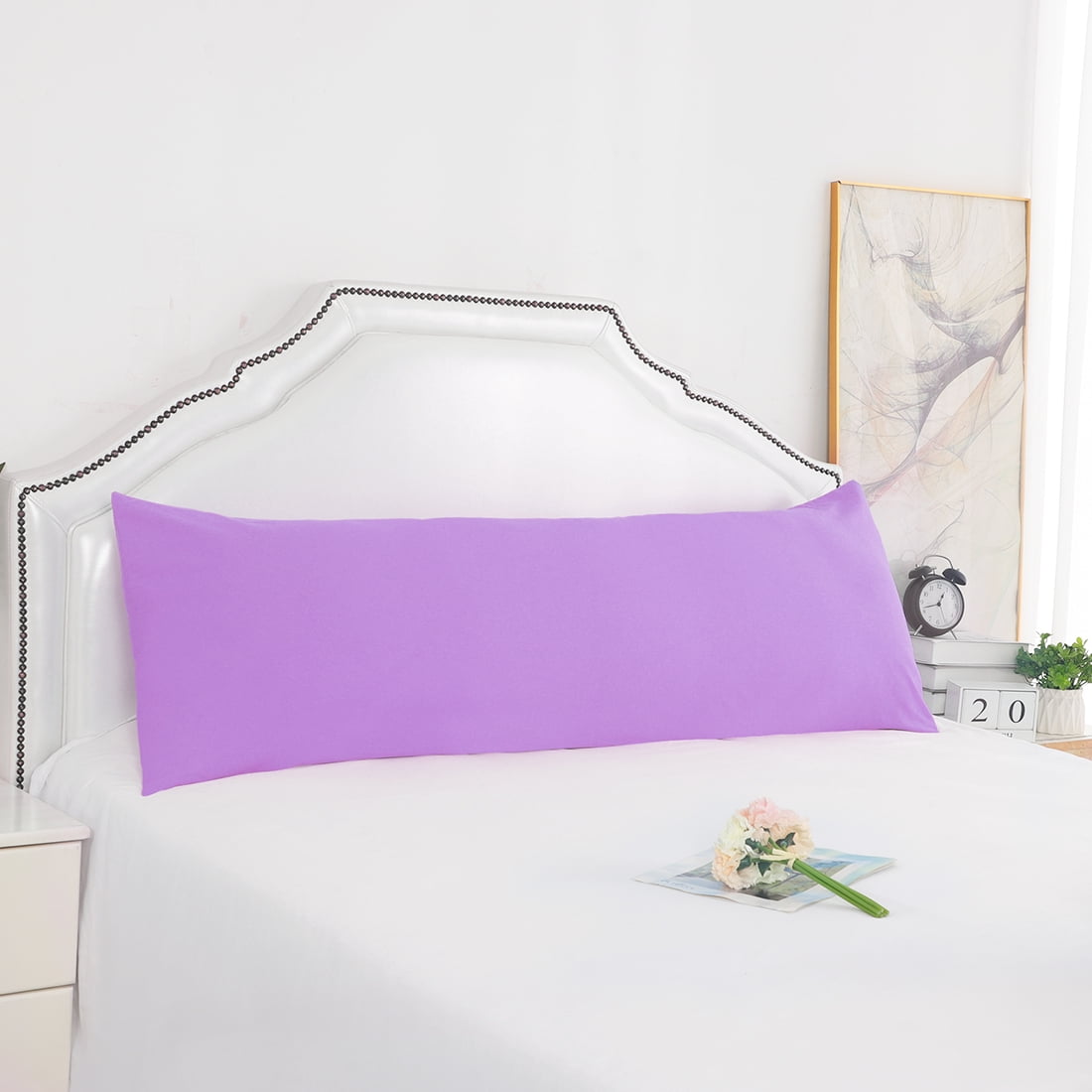 PiccoCasa Egyptian Cotton Body Pillowcase Envelope Long Pillow Cover