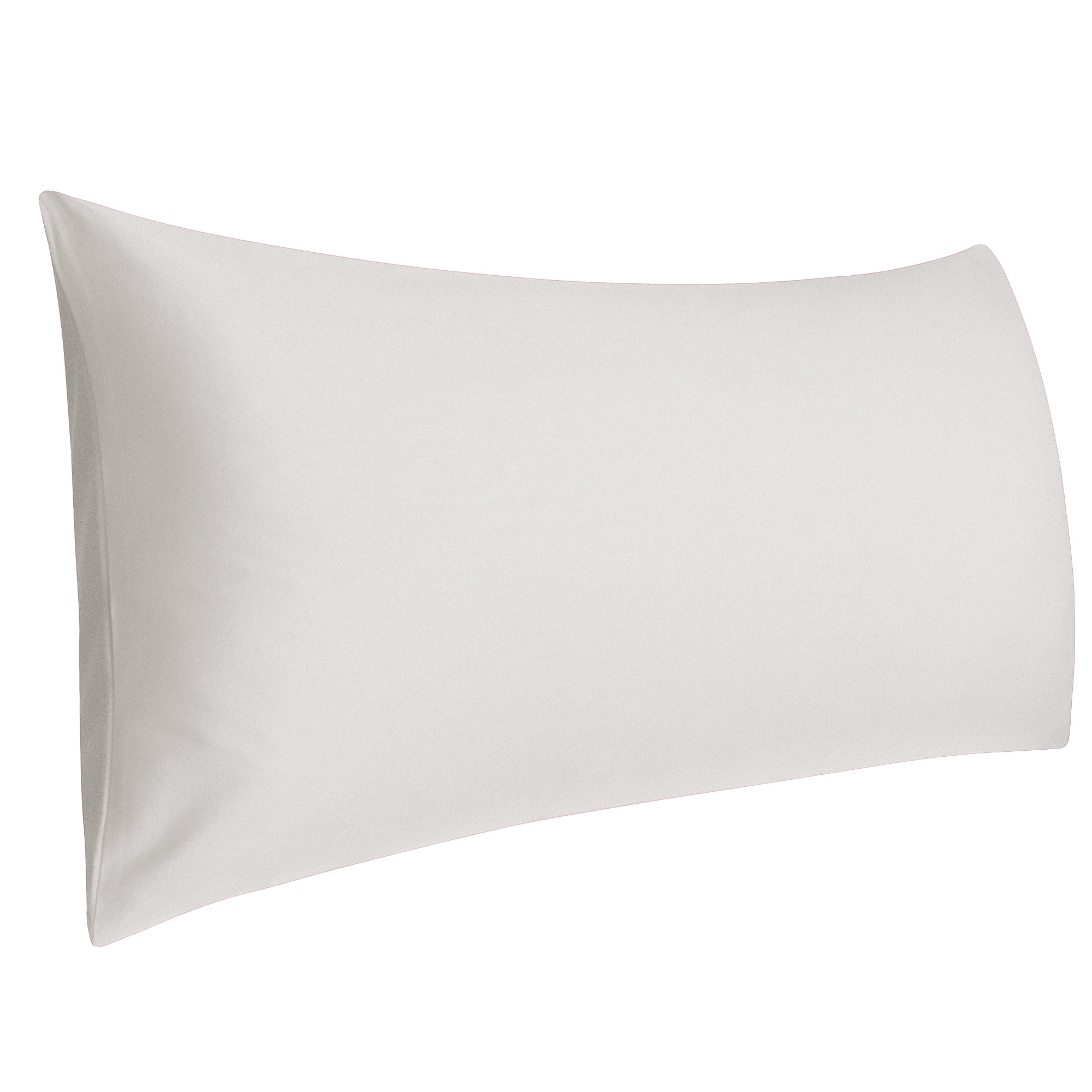 PiccoCasa Egyptian Cotton Body Pillowcase with Envelope Closure Silver