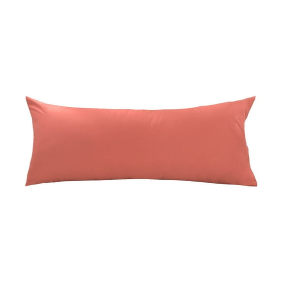 PiccoCasa Egyptian Cotton Pillowcases, Envelope Pillow Covers, Standard/Queen Coral Color 1