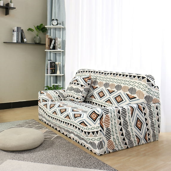 PiccoCasa Elastic Spandex Sofa Covers Contemporary Floral Armchair Slipcover, Colorful Medium
